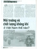 Môi trường và chất lượng không khí ở Việt Nam như thế nào?