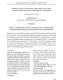 Nghiên cứu khả năng hấp phụ Mn(II), Ni(II) của vật liệu chế tạo từ sắt (III) nitrat, natri silicat và photphat