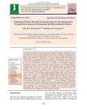 Evaluation of native bacterial consortium from crude oil-impacted tropical environment for integration into bioremediation process