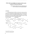 Tổng hợp và nghiên cứu một số dẫn xuất 2-Mercaptobenzonthiazol