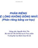 Bài giảng Quá trình thiết bị công nghệ hóa học: Chương 3 - Nguyễn Minh Tân