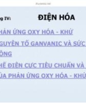 Bài giảng Hóa học đại cương - Chương 6: Điện hóa