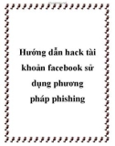 hướng dẫn hack tài khoản fac sử dụng phương pháp phishing