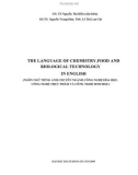 Công nghệ thực phẩm và công nghệ sinh học ngôn ngữ tiếng Anh chuyên ngành công nghệ hóa học