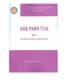 Giáo trình Hóa phân tích (Tập 2 - Sách dùng cho đào tạo dược sỹ Đại học): Phần 1