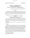 Nghiên cứu thành phần loài và đặc điểm phân bố cá ở lưu vực sông Cái Lớn - tỉnh Kiên Giang