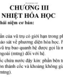 Bài giảng Hóa học đại cương: Chương III - Nguyễn Văn Đồng