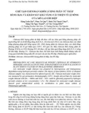 Chế tạo chitosan khối lượng phân tử thấp bằng H2O2 và khảo sát khả năng cải thiện tỷ lệ sống của mô lan hồ điệp