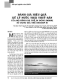 Đánh giá hiệu quả xử lý nước thải thủy sản của mô hình giá thể di động (MBBR) sử dụng giá thể Biochip M