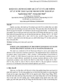 Khảo sát, đánh giá hiệu quả xử lý của hệ thống xử lý nước thải tại chi nhánh nước thải Dĩ An