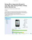 Hướng dẫn sử dụng itools để quản lý, copy nhạc, apps, backup dữ liệu, sử dụng iphone hiệu quả hơn