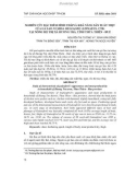 Nghiên cứu đặc điểm hình thái và khả năng sản xuất thịt của gà sao Numida meleagris (linnaeus, 1758) tại nông hộ thị xã Hương Trà, tỉnhThừa Thiên - Huế