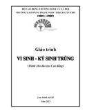 Giáo trình Vi sinh và kí sinh trùng - Trường CĐ Phạm Ngọc Thạch Cần Thơ