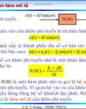 Bài giảng lý thuyết điều khiển tự động - Hệ thống điều khiển phi tuyến part 6