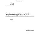 Implemengting Cisco MPLS