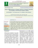 Impact of different sources of organic nutrients on chemical composition of S-36 mulberry and soil under irrigated condition