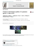 Chemical and biological profile of Cespitularia species: A mini review