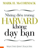 Ebook Một số điều trường Harvard không dạy bạn: Phần 1