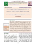 Effect of integrated nitrogen management on yield of rice and chemical properties of sodic soil