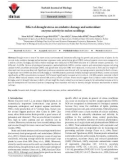 Effect of drought stress on oxidative damage and antioxidant enzyme activity in melon seedlings