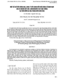 Một số chỉ tiêu nông học, sinh lý liên quan đến khả năng cố định đạm của vi khuẩn nốt sần (Rhizobium) ở cây đậu tương tại thời điểm ra hoa trong điều kiện úng