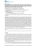 Thử nghiệm tính toán phát thải khí nhà kính của giao thông vận tải hành khách trên nền Quy hoạch giao thông vận tải Thủ đô Hà Nội đến năm 2030, tầm nhìn đến năm 2050