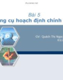 Công cụ hoạch định chính sách