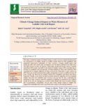 Climate change-induced impact on water resource of Ladakh cold arid region