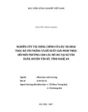 Luận văn: Nghiên cứu tác động chính của dự án khai thác đá vôi trắng và đề xuất giải pháp phục hồi môi trường cho các mỏ đá tại xã Tân Xuân, huyện Tân Kỳ, tỉnh Nghệ An