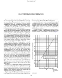 ENCYCLOPEDIA OF ENVIRONMENTAL SCIENCE AND ENGINEERING - ELECTROSTATIC PRECIPITATION