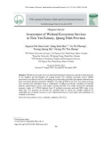 Đánh giá dịch vụ hệ sinh thái đất ngập nước khu vực cửa sông Tiên Yên, tỉnh Quảng Ninh