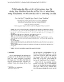 Nghiên cứu đặc điểm xói lở và bồi tụ đoạn sông Đà từ đập thủy điện Hòa Bình đến xã Tân Đức và Minh Nông trong mối quan hệ với bối cảnh địa chất và hoạt động của đập