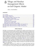 SOIL ORGANIC MATTER IN SUSTAINABLE AGRICULTURE - CHAPTER 8