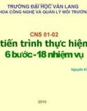 Tiến trình thực hiện 6 bước - 18 nhiệm vụ