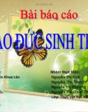 Báo cáo ĐẠO ĐỨC SINH THÁI