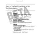 Lab A: Performing a Basic MMS Implementation