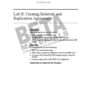 Lab B: Creating Referrals and Replication Agreements