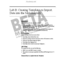 Lab B: Creating Templates to Import Data into the Metadirectory