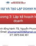 Bài giảng Khởi sự và tạo lập doanh nghiệp: Chương 3 - TS. Nguyễn Phương Mai