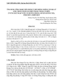 Ứng dụng công nghệ viễn thám và hệ thống thông tin địa lý (GIS) trong đánh giá hiện trạng thảm cỏ biển ở vùng đất ngập nước xã Hương Phong, huyện Hương Trà, tỉnh Thừa Thiên Huế