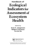 Handbook of Ecological Indicators for Assessment of Ecosystem Health