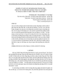 Nghiên cứu đề xuất mô hình kinh tế sinh thái thích ứng với biến đổi khí hậu ở dải cát ven biển từ Thuận An đến Tư Hiền, tỉnh Thừa Thiên Huế