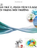 Bài giảng Quản lý môi trường: Chương 5