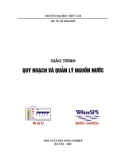 Giáo trình Quy hoạch và bảo vệ nguồn nước - GS. TS. Hà Văn Khối