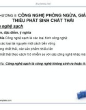 Bài giảng Công nghệ môi trường: Chương 2 - GS.TS Đặng kim Chi