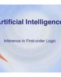 Lecture Artificial intelligence - Lesson 8: Inference in first-order logic