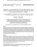 Nguồn gốc và xu hướng biến đổi các khí nhà kính (carbon dioxide và methane) trong lòng các hang động đá vôi đã và đang khai thác du lịch tại Vườn Quốc gia Phong Nha - Kẻ Bàng