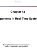 Lecture Building reliable component-based systems - Chapter 13: Componentsin real-time systems