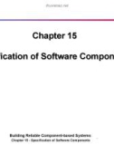 Lecture Building reliable component-based systems - Chapter 15: Providing real-time services for cots