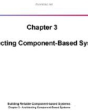 Lecture Building reliable component-based systems - Chapter 3: Architecting component-based systems